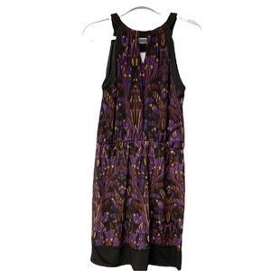 Pattern Dress Banana Republic Factory Stretchy Halter Dress Small EUC